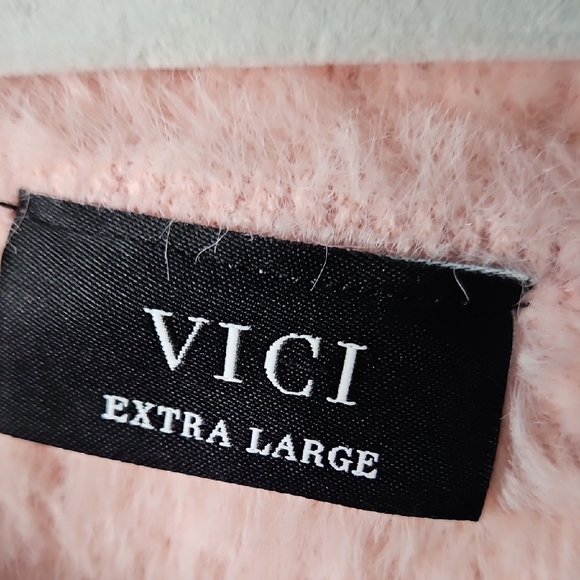 Vici Women's Cozy Fuzzy Longsleeve At Waist Sweater XL - Picture 3 of 10